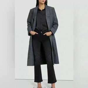 7 FOR ALL MENKIND TAILORLESS CRYSTAL BOOTCUT JEANS IN BLACK IRIS - NWT